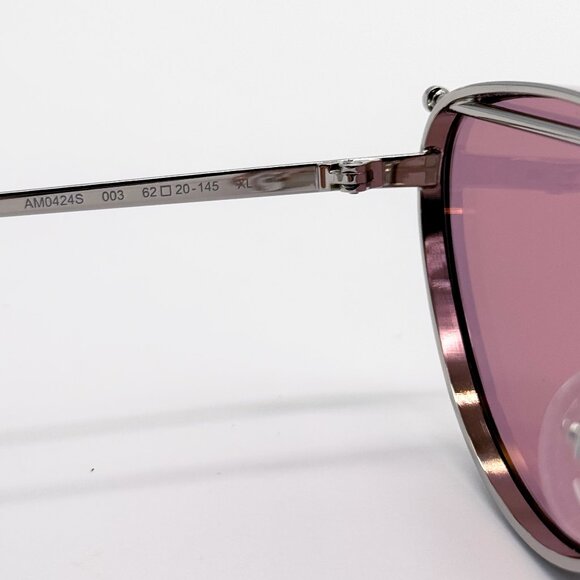 NEW AM0424S 003 ALEXANDER MCQUEEN PINK WOMAN SUNGLASSES main image 3